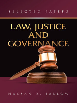 cover image of LAW, JUSTICE AND GOVERNANCE